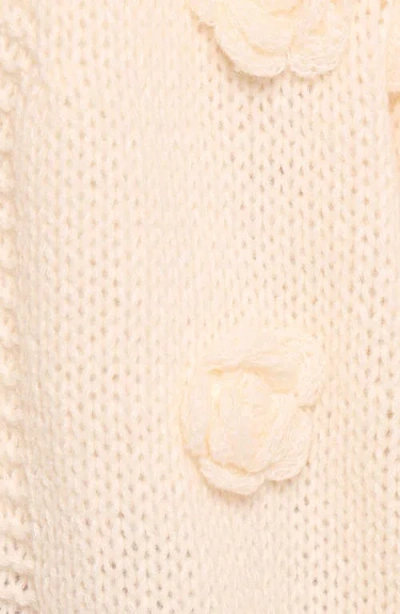Petal And Pup Petal & Pup Doralee Rose Cardigan In White