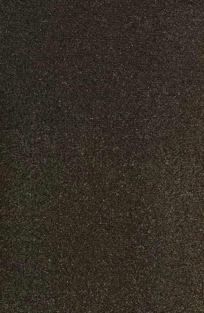 Petal And Pup Petal & Pup Taylor Metallic Long Sleeve Minidress In Black