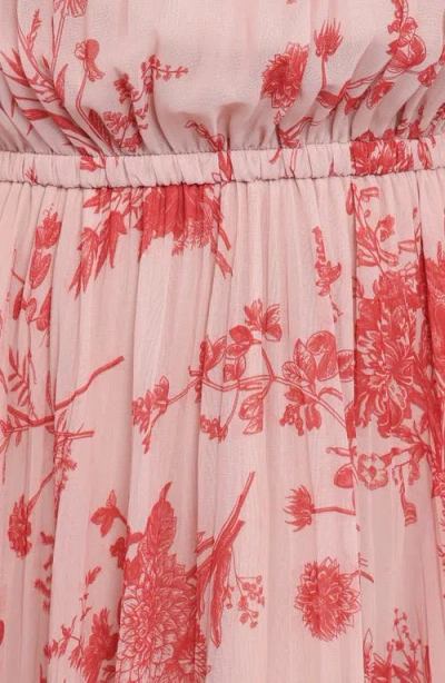 Petal And Pup Petal & Pup Hilary Off The Shoulder Long Sleeve Maxi Dress In Multi