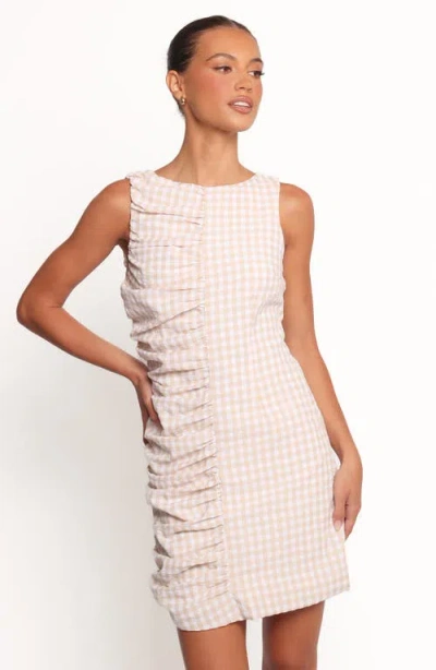 Petal And Pup Petal & Pup Catania Ruched Sleeveless Minidress In White