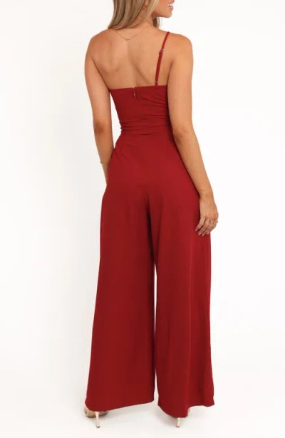 Petal And Pup Petal & Pup Leyton Asymmetric Jumpsuit In Red