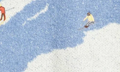 Mavrans Ski Jacquard Crewneck Sweater In Blue