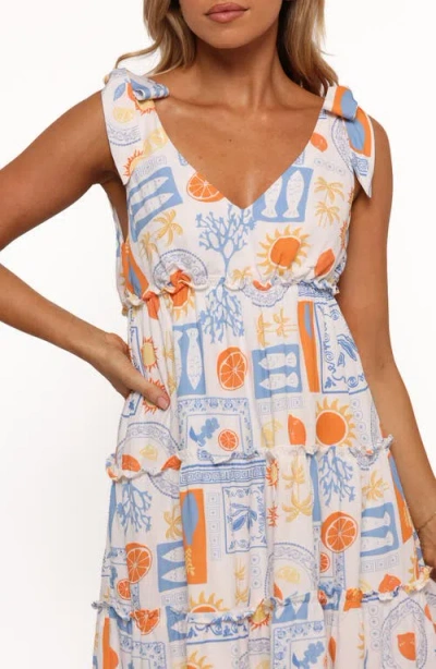 Petal And Pup Petal & Pup Melodie Bow Strap Minidress In White