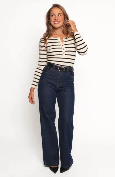 Petal And Pup Petal & Pup Deni Henley Bodysuit In Neutral