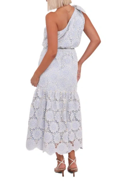 Petal And Pup Petal & Pup Jennie Lace One-shoulder Crop Top & Maxi Skirt Set In White