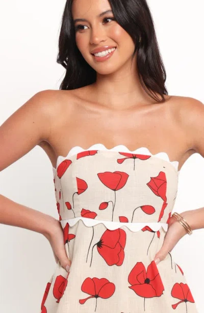 Petal And Pup Petal & Pup Romia Strapless Romper In White