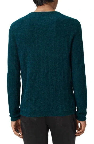 John Varvatos Baiso Crewneck Sweater In Blue