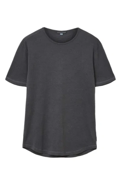 John Varvatos Blaise Wave Organic Cotton T-shirt In Gray