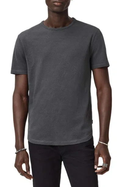 John Varvatos Blaise Wave Organic Cotton T-shirt In Gray