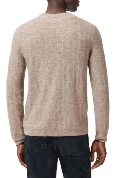 John Varvatos Baiso Crewneck Sweater In White
