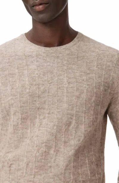 John Varvatos Baiso Crewneck Sweater In White