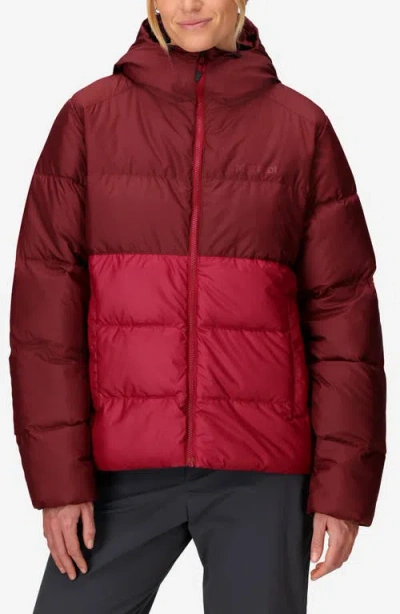 Marmot Guides 700 Fill Power Down Water Repellent Jacket In Red