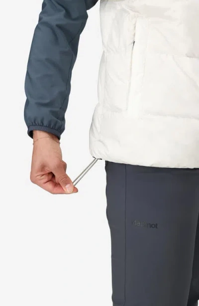 Marmot Guides 700 Fill Power Down Water Repellent Vest In White