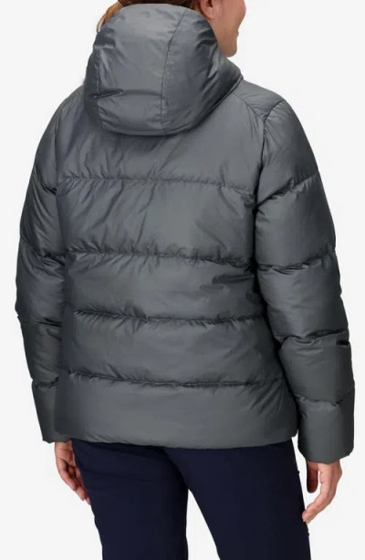 Marmot Women's Guides Big-baffled Puffer Hooded Jacket In Black