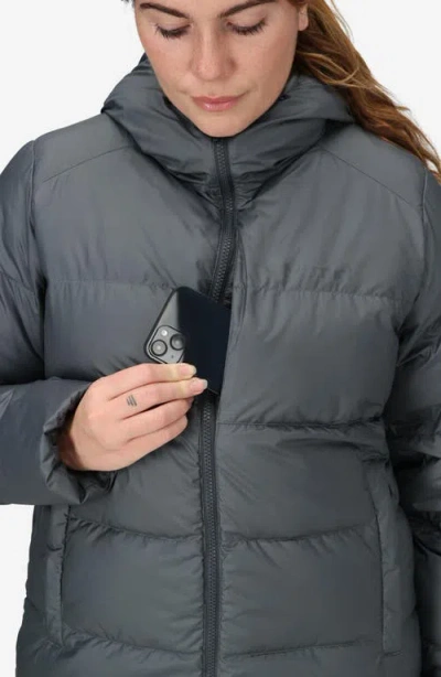 Marmot Women's Guides Big-baffled Puffer Hooded Jacket In Black