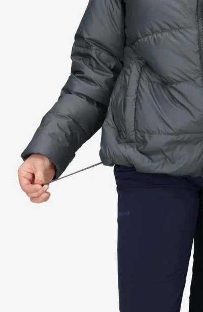 Marmot Women's Guides Big-baffled Puffer Hooded Jacket In Black