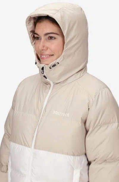 Marmot Guides 700 Fill Power Down Water Repellent Jacket In Neutral