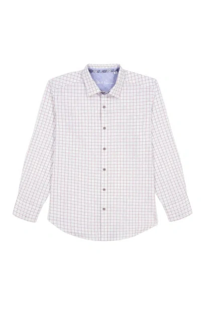Robert Graham Darrington Check Cotton Button-up Shirt In Brown
