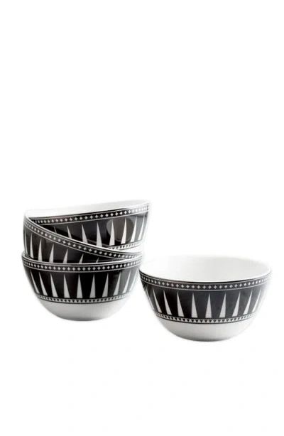 Caskata Marrakech Cereal Bowl In Black
