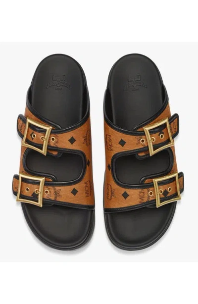 Mcm Sandals In Visetos In Printed