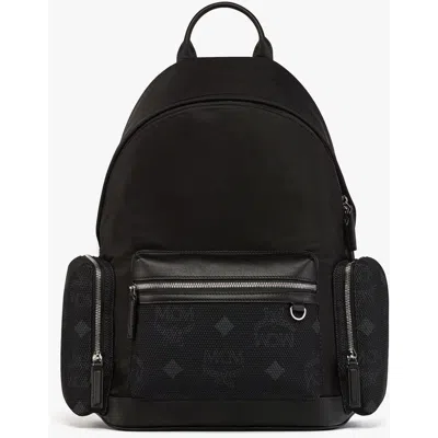 Mcm Medium Stark Backpack In Black