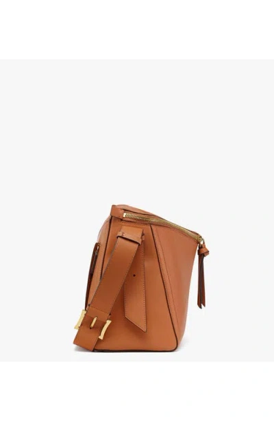 Mcm Diamant 3d Shoulder Bag In Calf Leather In Brown