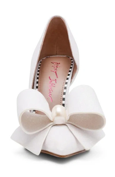 Betsey Johnson Women's Kyliee Embellished Bow Pumps In Multi