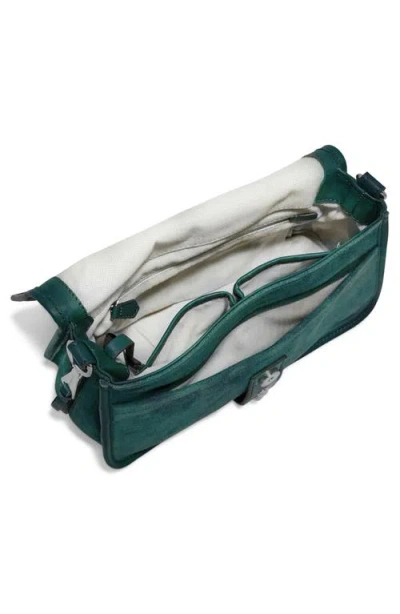 Aimee Great Escape Suede Crossbody Bag In Green