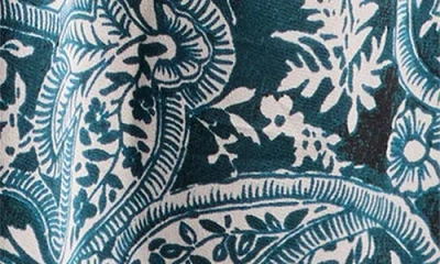 Tahari Asl Tie Belt Matte Satin Shirtdress In Blue