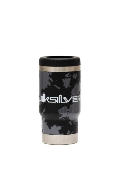 Quiksilver La Jolla Can And Bottle 12oz. Cooler With Built-in Bottle Opener In Black
