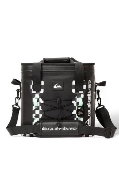 Quiksilver Shoreline 20l Multi-layer Insulated Box Cooler With Bottle Opener In Black