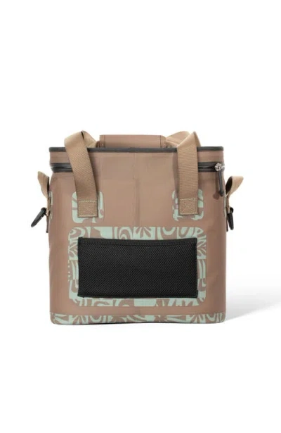 Quiksilver Shoreline 20l Multi-layer Insulated Box Cooler With Bottle Opener In Brown