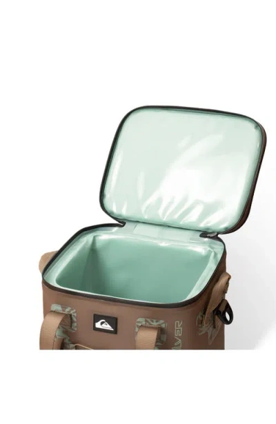 Quiksilver Shoreline 20l Multi-layer Insulated Box Cooler With Bottle Opener In Brown