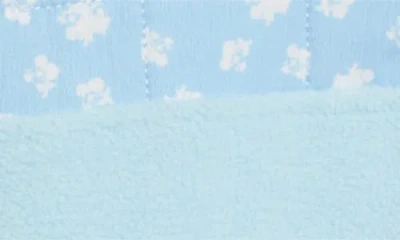 Happy Camp3r Embroidered Hoodie In Blue