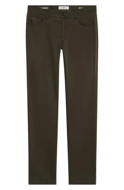 Brax Cadiz Marathon Cotton Stretch Twill Straight Leg Pants In Brown