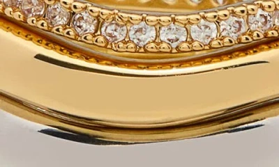 St. Moran Set Of 3 Wavy Band Rings In Multi