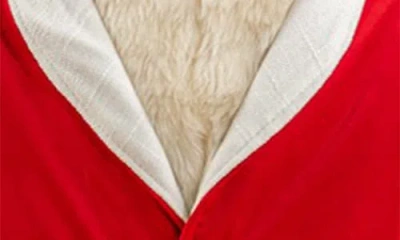 Ditz Designs Butler Christmas Polar Bear Decoration With Removable Tray In Red