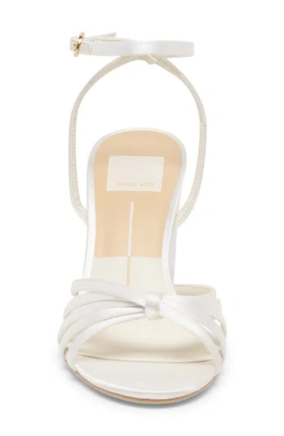 Dolce Vita Ronica Ankle Strap Sandal In White
