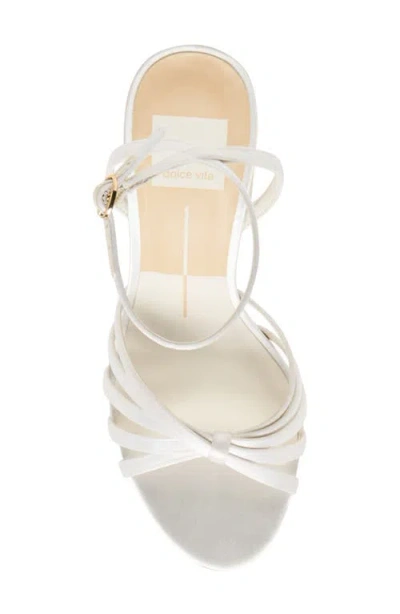 Dolce Vita Ronica Ankle Strap Sandal In White