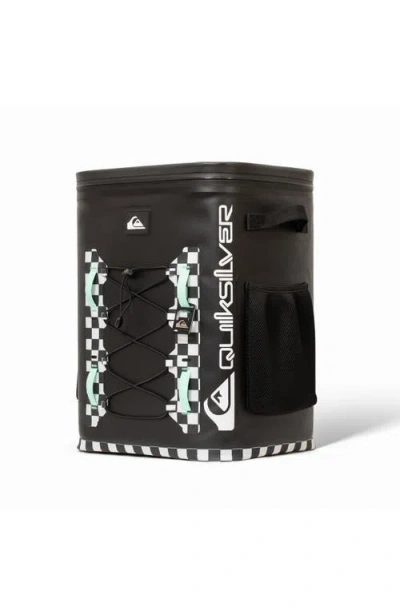 Quiksilver Shoreline 20l Multi-layer Insulated Cooler Backpack With Bottle Opener In Black