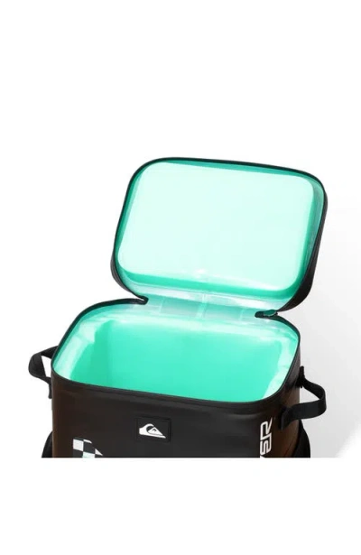 Quiksilver Shoreline 20l Multi-layer Insulated Cooler Backpack With Bottle Opener In Black