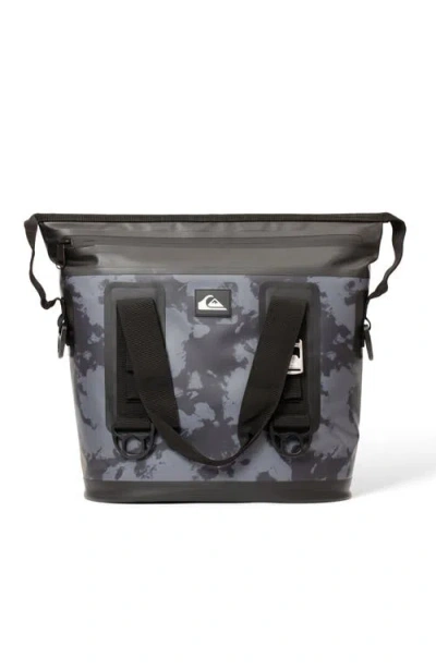 Quiksilver Coastal 20l Multi-layer Insulated Tote Cooler Bag With Bottle Opener In Gray