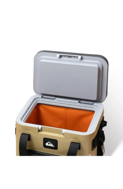 Quiksilver Coastal 20l Multi-layer Insulated Zipperless Box Cooler With Bottle Opener In Yellow