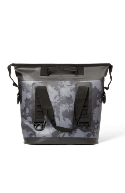 Quiksilver Coastal 20l Multi-layer Insulated Tote Cooler Bag With Bottle Opener In Gray