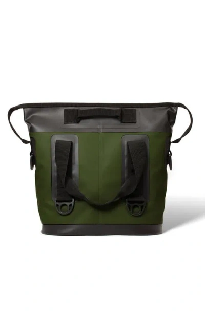 Quiksilver Coastal 20l Multi-layer Insulated Tote Cooler Bag With Bottle Opener In Green