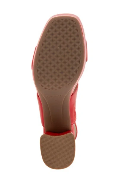 Aerosoles Prym Slingback Platform Sandal In Red
