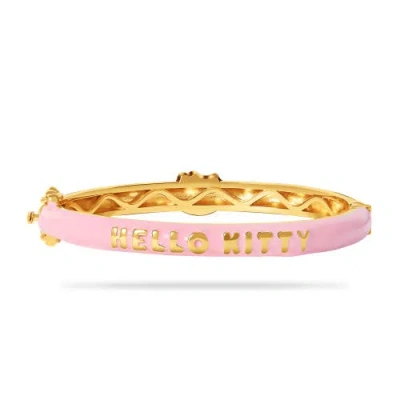 Hello Kitty Enamel Hinge Bangle Bracelet, 6.5 Inches In Multi