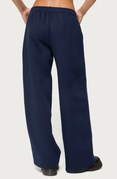 Edikted I Heart London Sweatpants In Blue