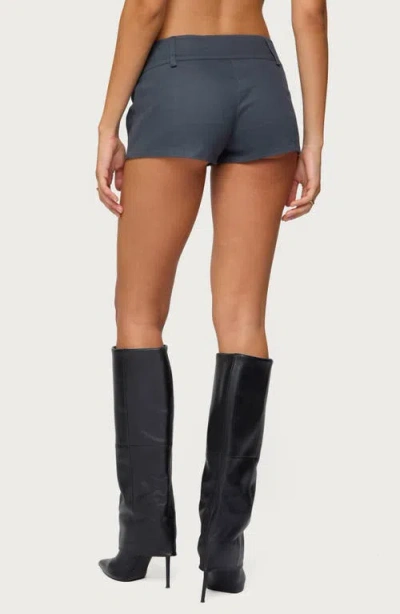 Edikted Kayra Micro Shorts In Gray