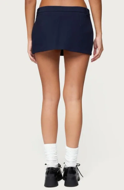 Edikted Wendie Tailored Mini Skort In Blue
